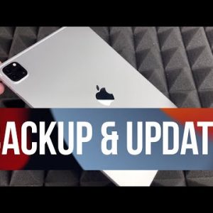 How to Backup & Update iPad Pro to iOS 15.6 | iPadOS 15.6