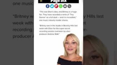 Britney Spears Is Releasing New Music With Elton John | What's Trending In Seconds | #Shorts