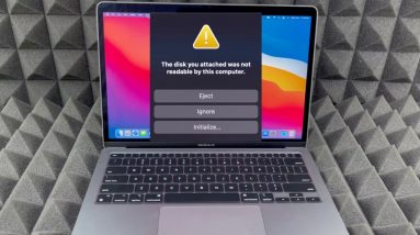 This disk you attached was not readable by this computer. MacBook Pro | MacBook Air Fix