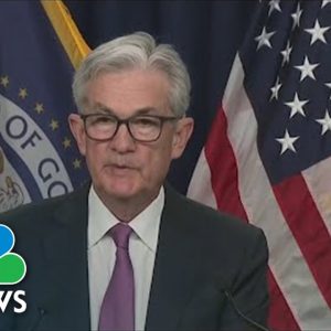 Fed Reserve Chair Says He Does Not Believe The U.S Economy Is In A Recession