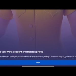 Let’s set up your Meta account and Horizon profile | Meta Quest | Oculus Quest