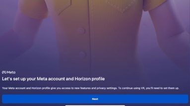 Let’s set up your Meta account and Horizon profile | Meta Quest | Oculus Quest